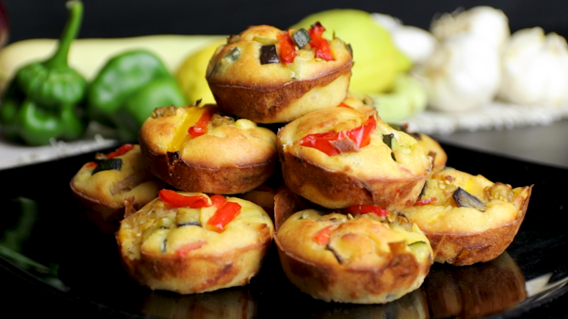 Muffin estivo alle verdure con Bella Lodi