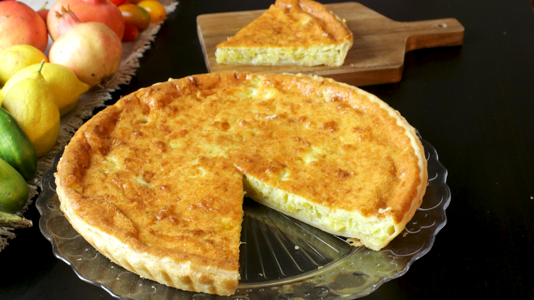 Crostata di porri al Bella Lodi