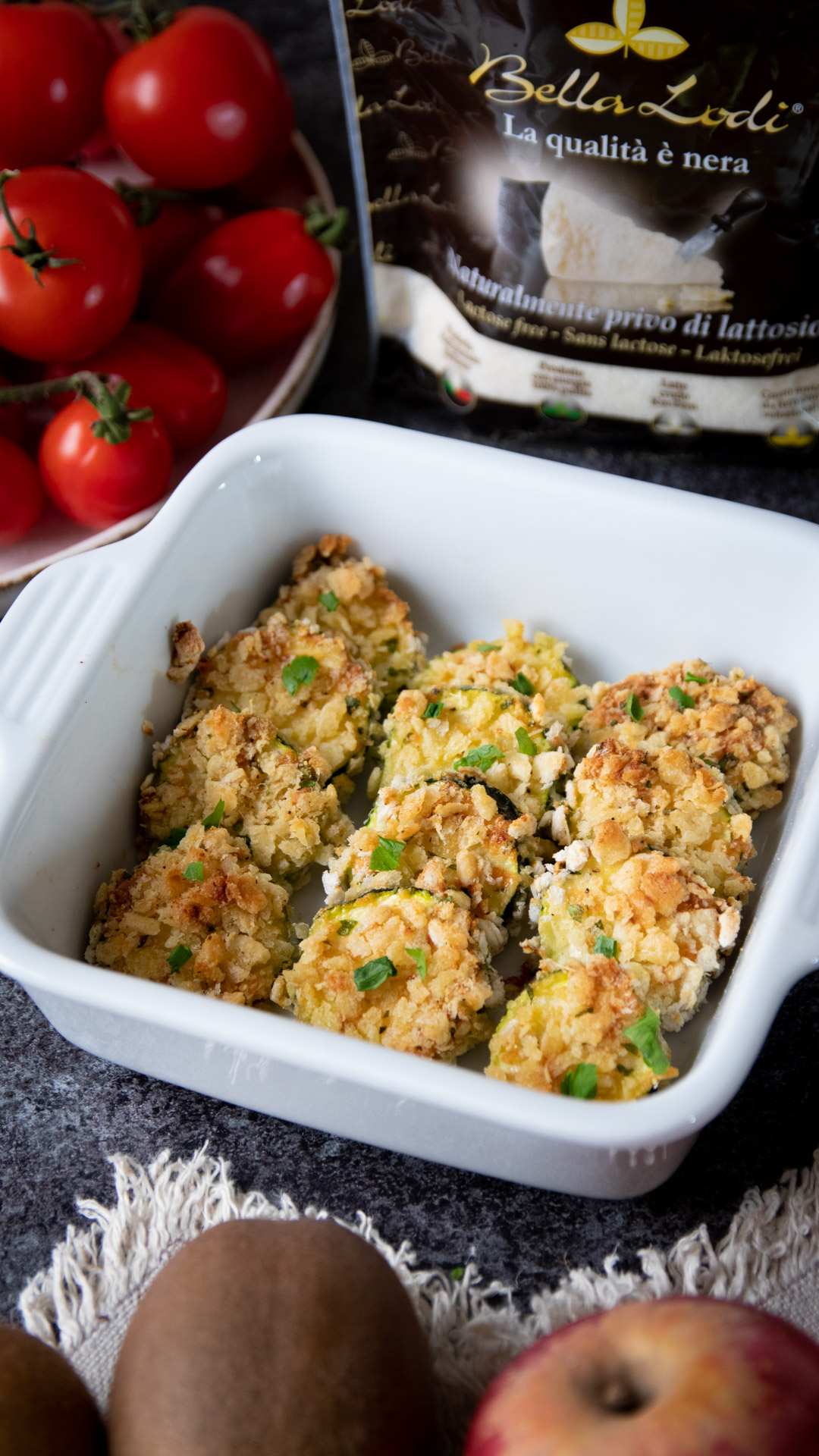 Zucchine gratinate al Bella Lodi