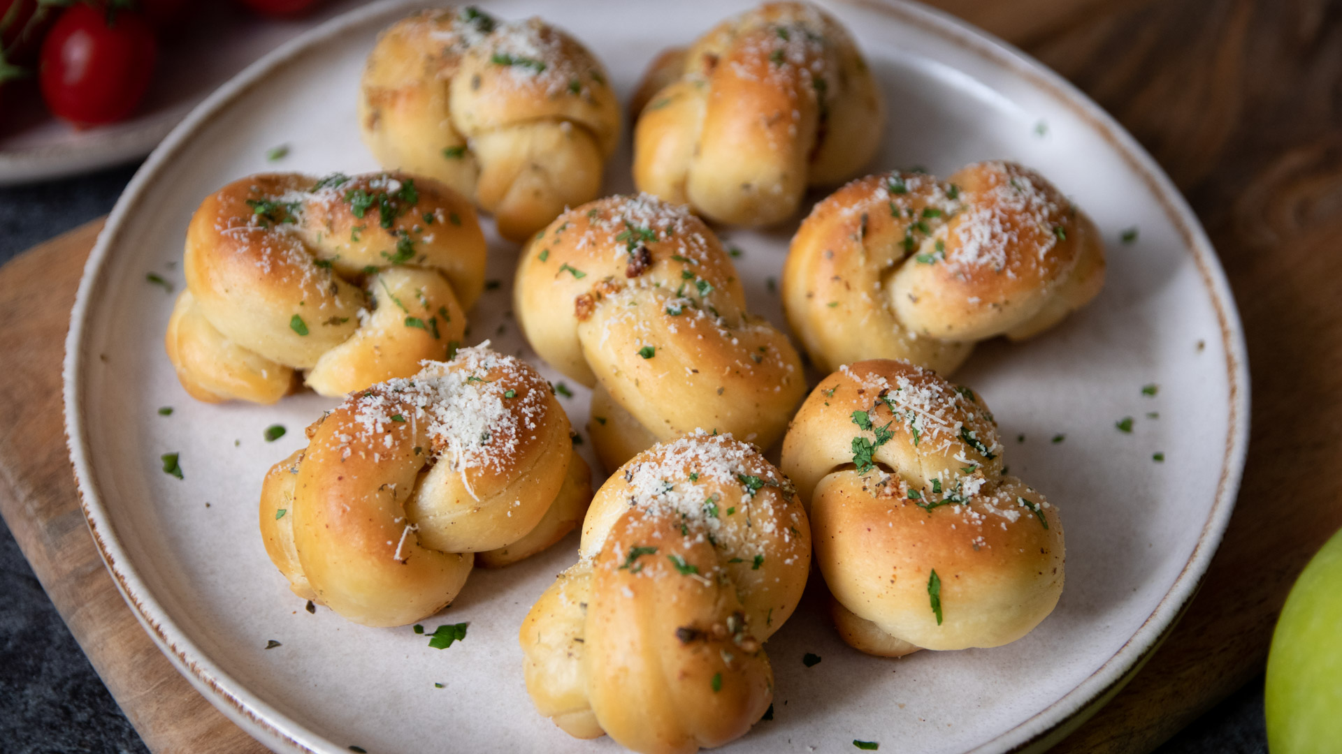 Garlic knots al Bella Lodi