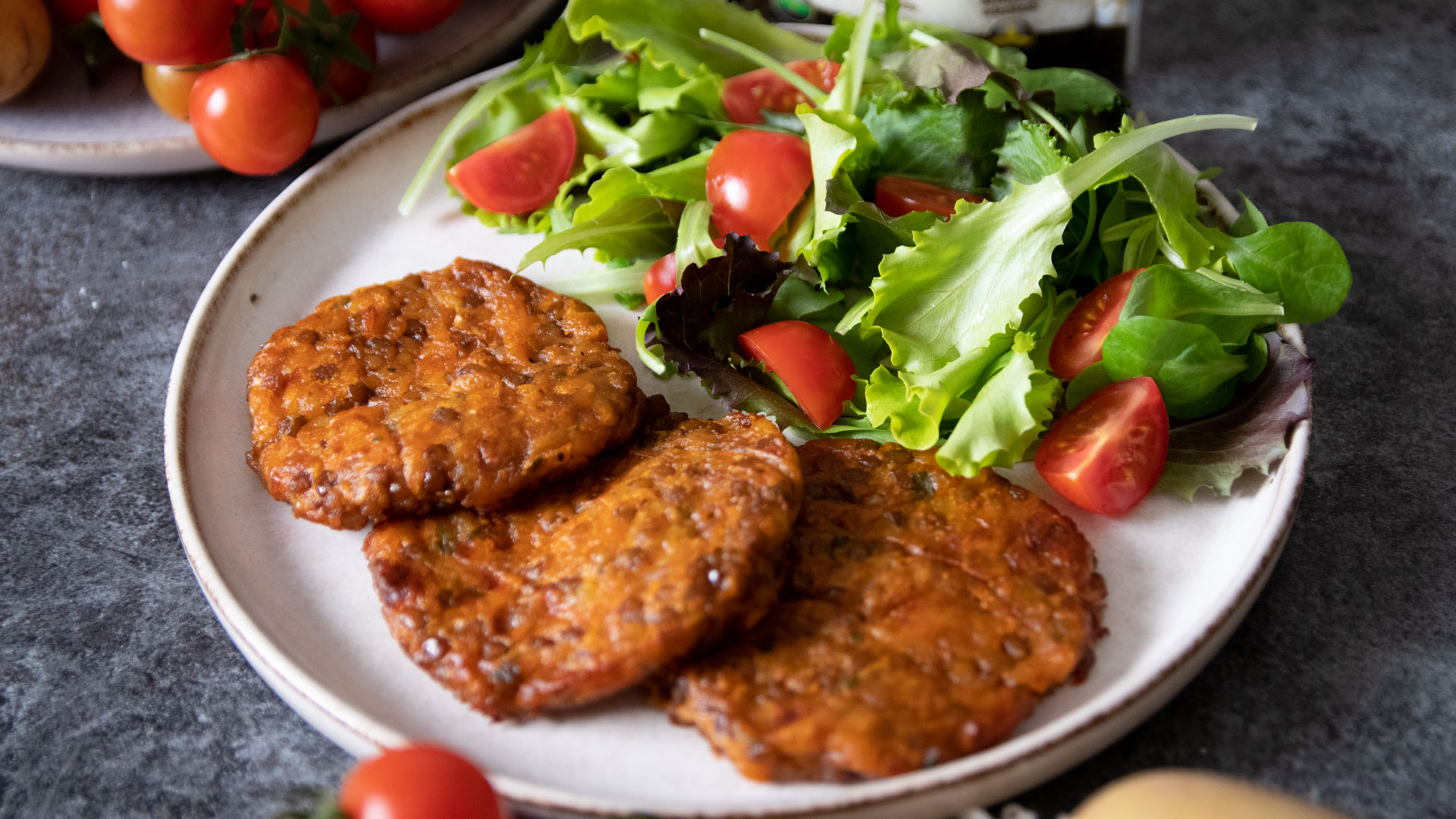 Burger di lenticchie e patate al Bella Lodi