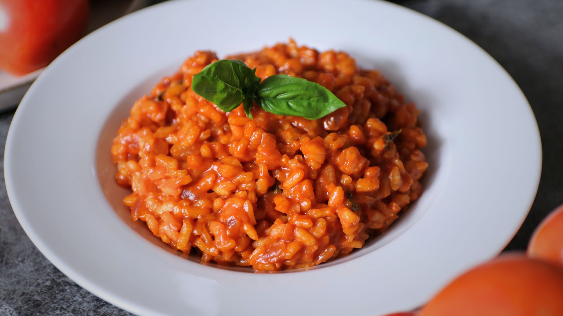 Risotto al pomodoro mantecato al Bella Lodi