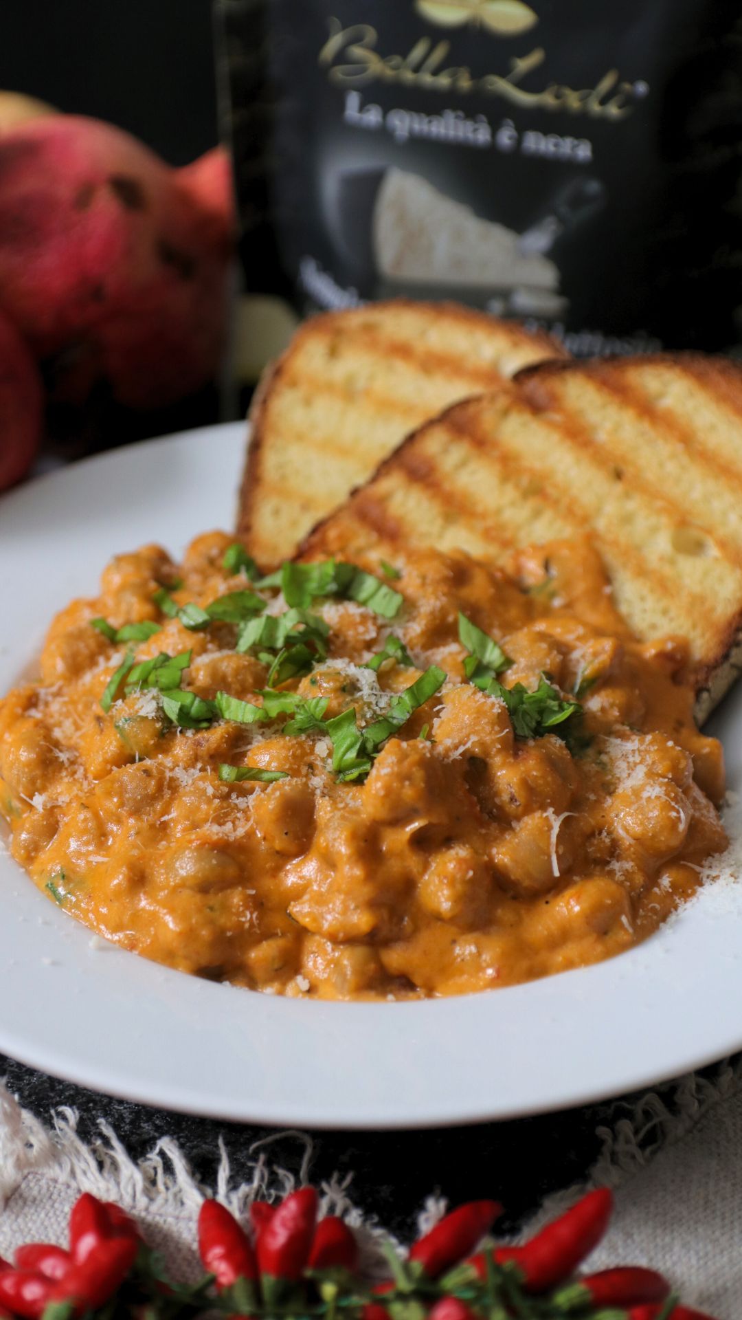 Ceci cremosi con Bella Lodi e spinacino